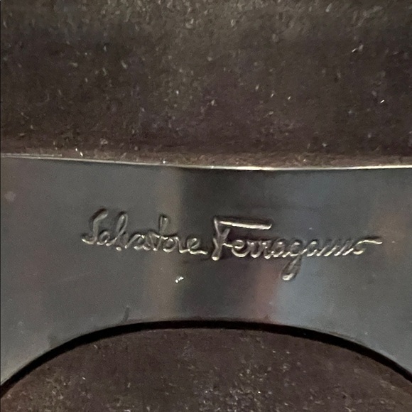 Salvatore Ferragamo Black Shoulder Bag with style chain attached❤️ - Picture 2 of 14